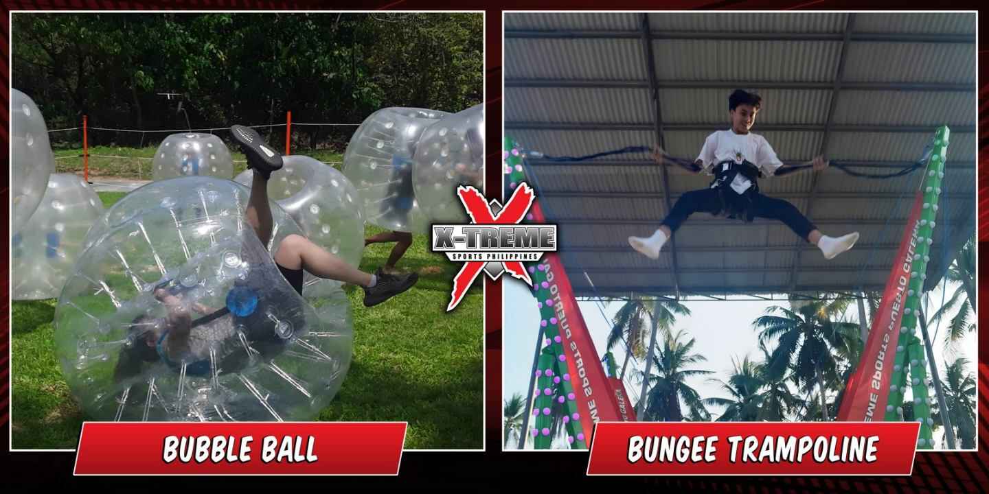 Bubble Ball and Bungee Trampoline